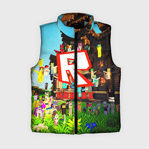 Женский жилет ROBLOX / 3D-Светло-серый – фото 1