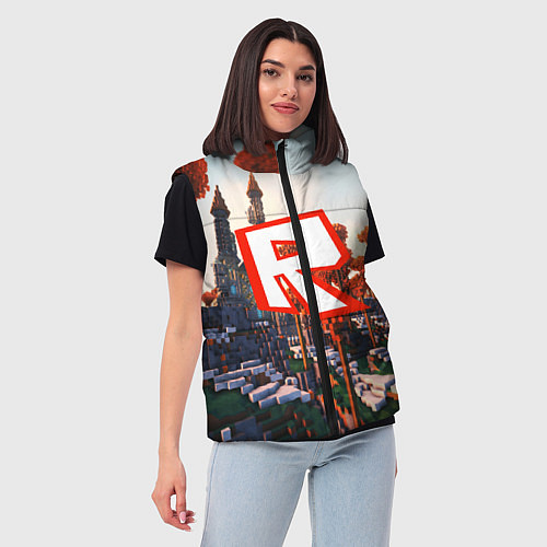Женский жилет ROBLOX GAME / 3D-Красный – фото 3
