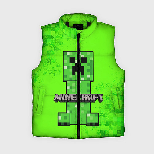 Женский жилет MINECRAFT / 3D-Черный – фото 1