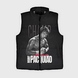 Женский жилет Manny Pacquiao, цвет: 3D-светло-серый