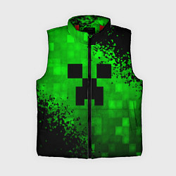 Женский жилет MINECRAFT, цвет: 3D-красный