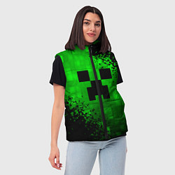 Женский жилет MINECRAFT, цвет: 3D-светло-серый — фото 2