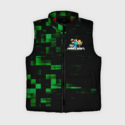 Женский жилет MINECRAFT, цвет: 3D-красный