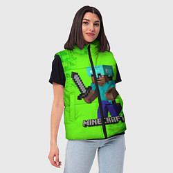 Женский жилет MINECRAFT, цвет: 3D-красный — фото 2