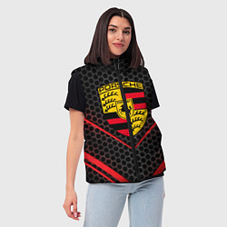 Женский жилет PORSCHE, цвет: 3D-черный — фото 2