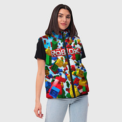 Женский жилет Roblox Cubes, цвет: 3D-красный — фото 2