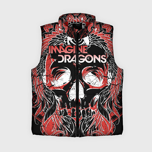Женский жилет Imagine Dragons / 3D-Красный – фото 1
