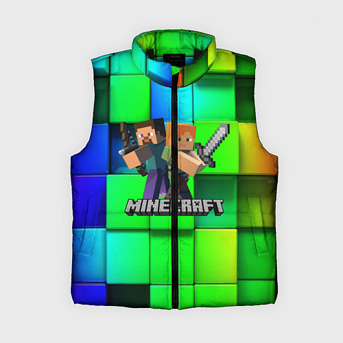 Женский жилет MINECRAFT / 3D-Черный – фото 1