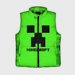 Женский жилет MINECRAFT, цвет: 3D-красный