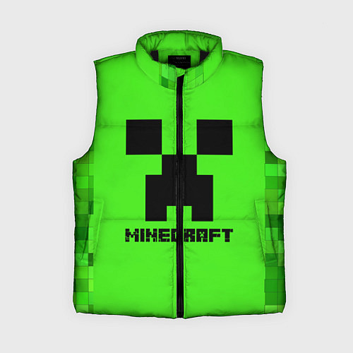 Женский жилет MINECRAFT / 3D-Черный – фото 1