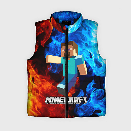 Женский жилет MINECRAFT / 3D-Черный – фото 1