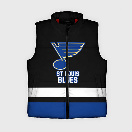 Женский жилет Сент-Луис Блюз / 3D-Красный – фото 1