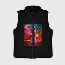 Женский жилет Очень странные дела, цвет: 3D-черный