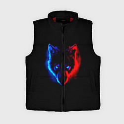 Женский жилет Волк, цвет: 3D-красный