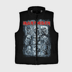 Женский жилет Iron Maiden, цвет: 3D-светло-серый