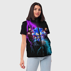 Женский жилет SONIC, цвет: 3D-красный — фото 2