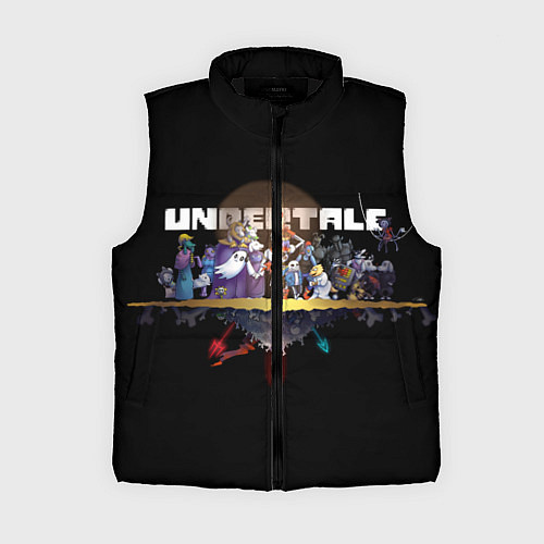 Женский жилет Undertale / 3D-Черный – фото 1