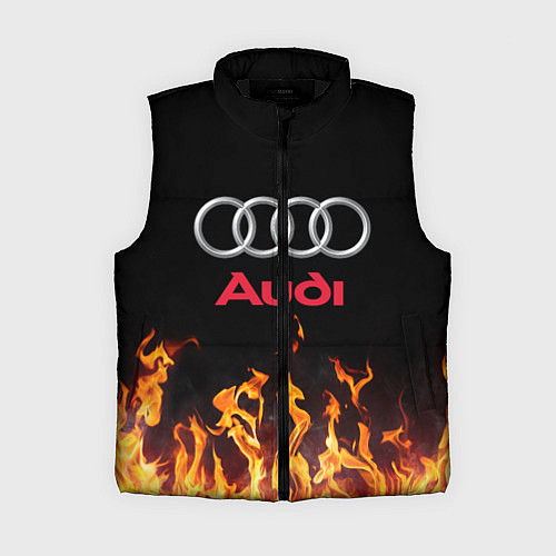 Женский жилет AUDI / 3D-Черный – фото 1