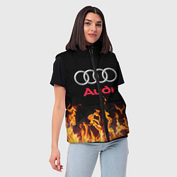 Женский жилет AUDI, цвет: 3D-черный — фото 2