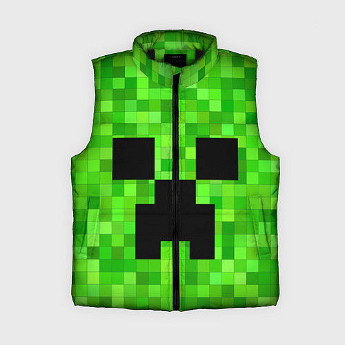 Женский жилет MINECRAFT / 3D-Черный – фото 1