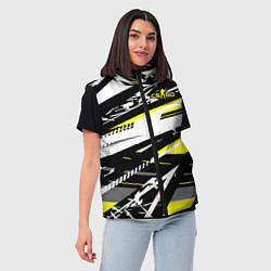 Женский жилет Counter-Strike, цвет: 3D-красный — фото 2