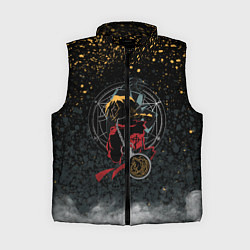 Женский жилет Стальной алхимик, цвет: 3D-черный
