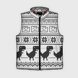 Женский жилет Свитер с T-rex'ами, цвет: 3D-красный