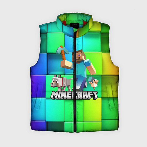 Женский жилет MINECRAFT / 3D-Красный – фото 1