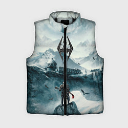 Женский жилет Skyrim Warrior, цвет: 3D-черный