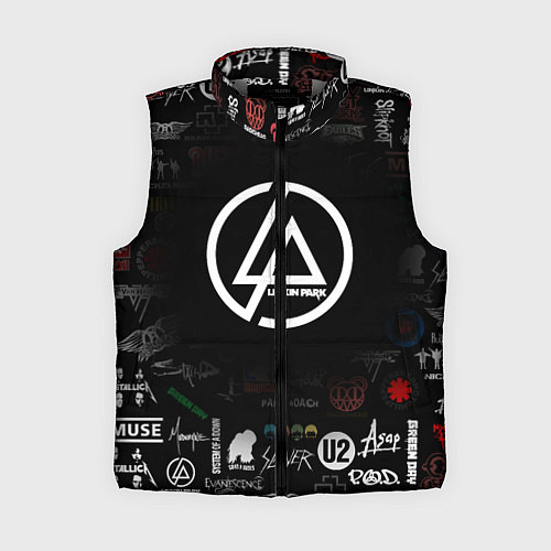 Женский жилет LINKIN PARK / 3D-Светло-серый – фото 1