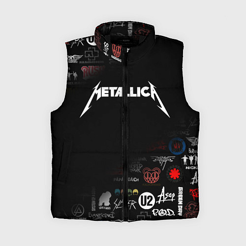 Женский жилет Metallica / 3D-Черный – фото 1