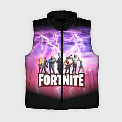 Женский жилет Fortnite, цвет: 3D-черный