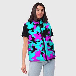 Женский жилет Modern Camouflage, цвет: 3D-светло-серый — фото 2