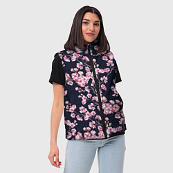 Женский жилет Сакура, цвет: 3D-светло-серый — фото 2