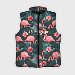 Женский жилет Flamingo, цвет: 3D-черный
