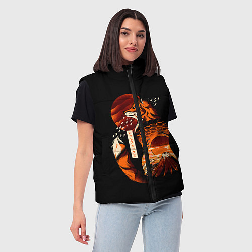 Женский жилет JAPAN FOX / 3D-Красный – фото 3