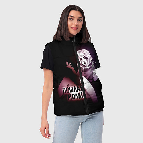 Женский жилет Пошлая МоллиЧ / 3D-Красный – фото 3