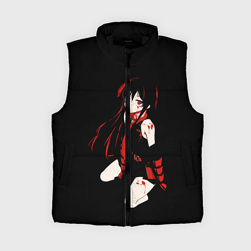 Женский жилет Anime Girl / 3D-Черный – фото 1