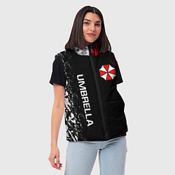 Женский жилет RESIDENT EVIL UMBRELLA, цвет: 3D-светло-серый — фото 2