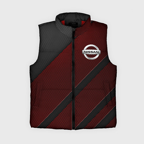 Женский жилет Nissan / 3D-Красный – фото 1