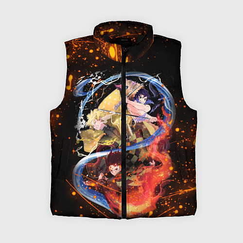 Женский жилет KIMETSU NO YAIBA / 3D-Черный – фото 1
