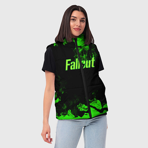 Женский жилет FALLOUT / 3D-Красный – фото 3
