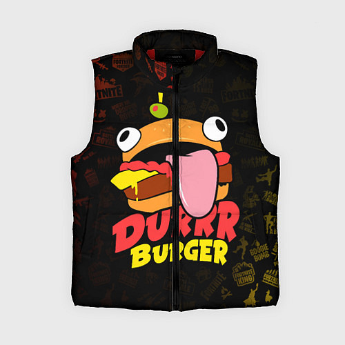 Женский жилет Fortnite Durrr Burger / 3D-Красный – фото 1