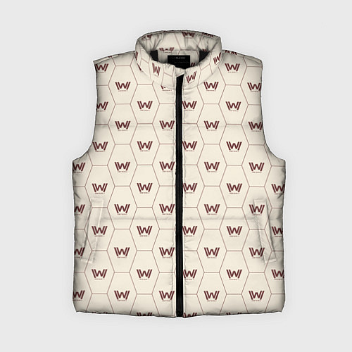 Женский жилет Westworld Logo Pattern / 3D-Черный – фото 1