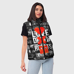 Женский жилет LOVE DEATH ROBOTS LDR, цвет: 3D-светло-серый — фото 2