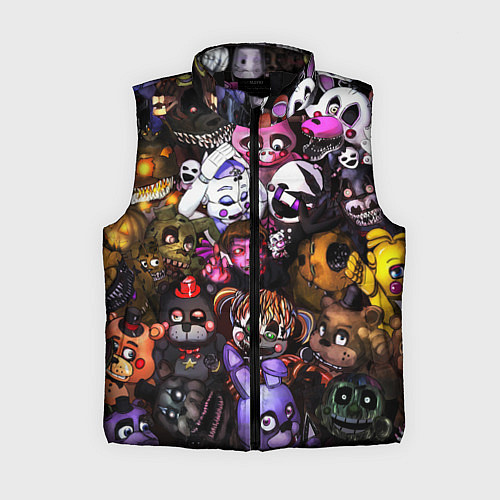 Женский жилет Five Nights At Freddy's / 3D-Черный – фото 1