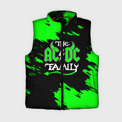 Женский жилет The ACDC famely / 3D-Красный – фото 1