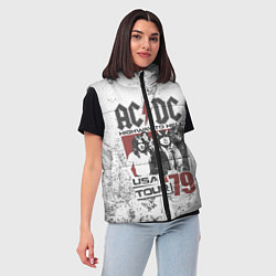 Женский жилет ACDC, цвет: 3D-черный — фото 2