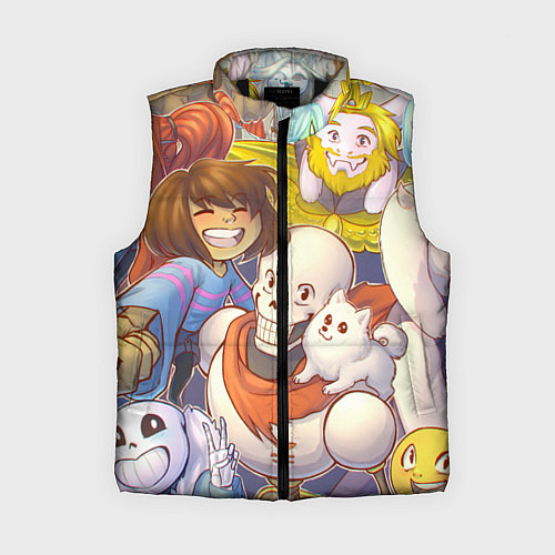 Женский жилет UNDERTALE / 3D-Черный – фото 1