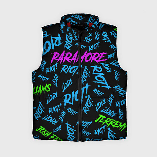 Женский жилет Paramore RIOT! / 3D-Красный – фото 1